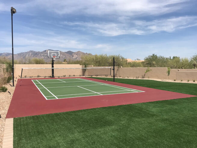 Toronto Pickleball Court and Basketball Net